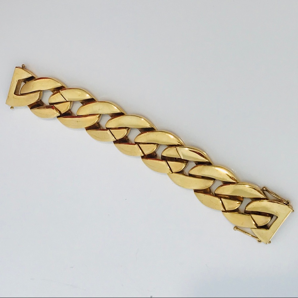 Vintage Juicy Couture Chunky Cuban Link Bracelet - Picture 4 of 5